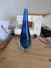 Vintage murano blue for sale  HASTINGS