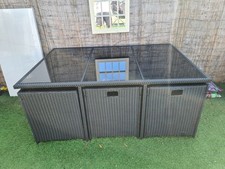 plastic rattan garden set for sale  CARSHALTON