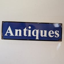 Antiques enamel sign for sale  HASTINGS