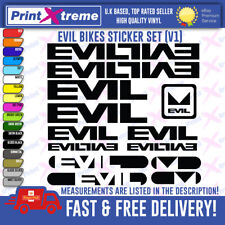 Evil bike decal for sale  WALTHAM ABBEY