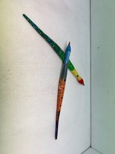 Canetas de cobra artesanais vintage 1998 Art Indigena - Artesão chileno comprar usado  Enviando para Brazil