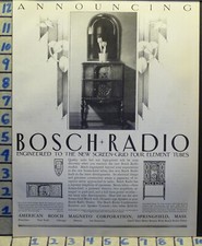 Usado, 1929 BOSCH CONSOLE DE RÁDIO SPRINGFIELD MÚSICA DE MASSA DANÇA SING L60 comprar usado  Enviando para Brazil