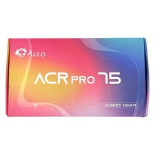Teclado mecânico Akko ACR Pro 75 preto e branco montagem em junta comprar usado  Enviando para Brazil