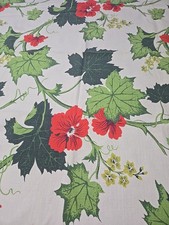 Vtg 50s barkcloth for sale  Flint