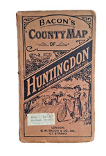 Huntingdon county map for sale  DUNFERMLINE