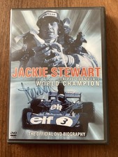 Signed jackie stewart for sale  STOKE-ON-TRENT