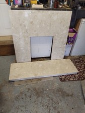 Marble hearth back for sale  PRESTON