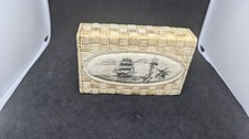Scrimshaw style box for sale  LLANELLI