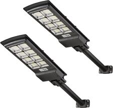 Pacote com 2 luzes de rua solares LED 300W, IP65 à prova d'água, 18000mAH KH-YT200-2-2 comprar usado  Enviando para Brazil