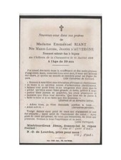 Pious mortuary image d'occasion  Expédié en Belgium