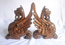 Antique carving wooden for sale  Whitestone