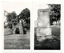 2 fotos 1946 pés Loudon Pennslyvania PA forno de ferro antigo marcador forte comprar usado  Enviando para Brazil