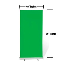 (GRADO B) 40"x79" Pantalla Verde Rodillo Croma Llave Pop Up Pull Fondo con Estuche segunda mano  Embacar hacia Argentina