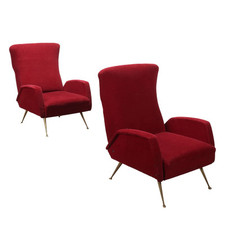 Poltrone vintage ottone usato  Cambiago