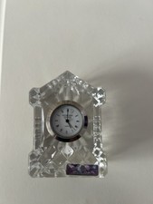 Small crystal clock for sale  RAINHAM