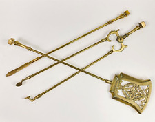 Brass fire irons for sale  CULLOMPTON
