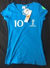 T-SHIRT femme football russia fifa world cup 2018 official Italia Taille M neuf segunda mano  Embacar hacia Argentina