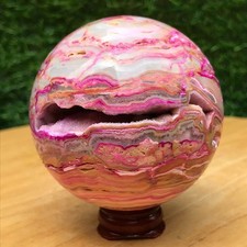 Bola de ágata louca vermelha rara 410G esfera de cristal de quartzo amostra mineral cura comprar usado  Enviando para Brazil