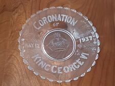 Coronation plate king for sale  BODMIN