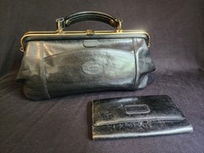 Vintage black leather for sale  Lake