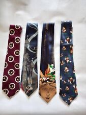 Men cartoon ties for sale  BASINGSTOKE