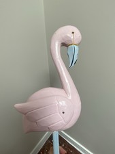Wooden freestanding flamingo for sale  PRESTON