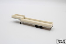 Reboque de plataforma Herpa kröpft 2 eixos branco/preto 1:87 /H24108 comprar usado  Enviando para Brazil