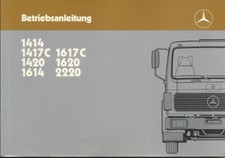Usado, LKW MERCEDES 1988 619 1414 1420 1617 1620 2220 ... Betriebsanleitung Handbuch BA comprar usado  Enviando para Brazil