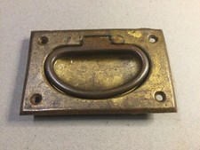 Antique brass drawer for sale  LINCOLN