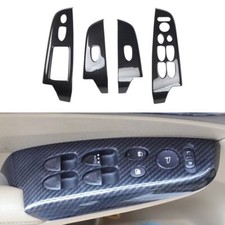 Apoio de braço de porta de fibra de carbono LHD ABS acabamento de tampa de elevação de janela para Honda Civic 06-11 comprar usado  Enviando para Brazil