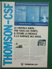 Pub thomson csf d'occasion  Yport