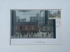 Lowry signed postcard for sale  BEDFORD