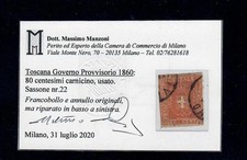 1860 toscana centesimi usato  Riccione