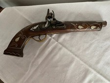Antiker Deko Colt / Pistole / Revolver  Holzgriff mit Intarsienarbeit Ansehen !! comprar usado  Enviando para Brazil