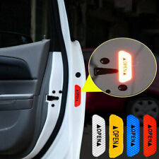 4 peças adesivo de aviso reflexivo auto porta de carro abertura fita de segurança decalque acessório comprar usado  Enviando para Brazil