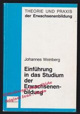 Einführung studium erwachsene gebraucht kaufen  Oldenburg (Oldenburg)