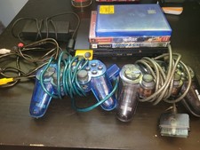Console Sony PlayStation 2 PS2 Slim SCPH-75001 + 2 controles e jogos comprar usado  Enviando para Brazil
