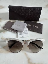 Sonnenbrille gucci weiß gebraucht kaufen  Frankfurt am Main
