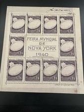 RHM:#B-4 Mi: #BL3 Sn: #496a 1940-42 Brasil FEIRA MUNDIAL DE NOVA IORQUE roxo comprar usado  Enviando para Brazil