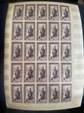 Monaco 1950 feuille d'occasion  Louargat