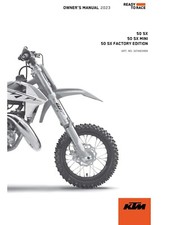 Ktm owners manual for sale  Lexington