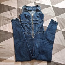 Combinaison jean bleu d'occasion  Éragny
