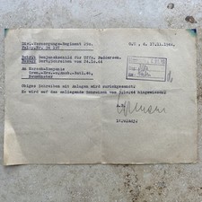 Riginal antrag demjanskschild gebraucht kaufen  Steinbergkirche