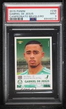 2015 Panini Campeonato Brasileiro Adesivos Gabriel Jesus #238 PSA 9 Estado perfeito, usado comprar usado  Enviando para Brazil