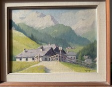 Dipinto olio paesaggio usato  Padova