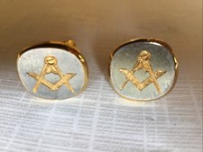 Vintage masonic cufflinks for sale  MOLD