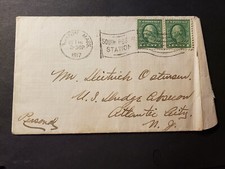 1917 US DRADGE ABSECON, Atlantic City, NJ Capa Naval USADA comprar usado  Enviando para Brazil