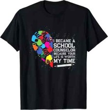 NOVA CAMISETA LIMITADA Conselheiro Escolar Vale Minha Vida Conselheiro de Volta às Aulas Presente comprar usado  Enviando para Brazil