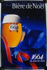 Christmas beer poster d'occasion  Expédié en Belgium