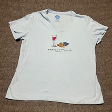 Camisa Life Is Good Feminina Extra Grande Azul Par Perfeito Vinho Chocolate comprar usado  Enviando para Brazil